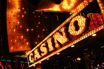 Las vrgas Neon Casino Schild