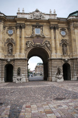 Fototapeta na wymiar royal palace 3, budapest