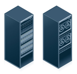computer hardware icons set - design elements 55l