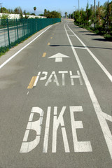 Obraz premium road for the bicycles
