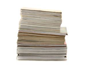 stack of magazines