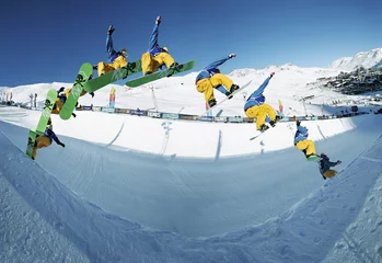 Rolgordijnen snowboard © eric epoudry