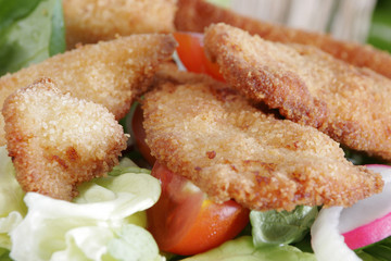 hühnerstreifensalat