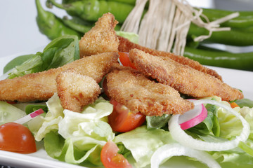 hühnerstreifensalat