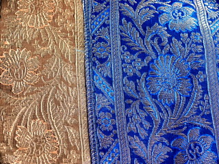 gold and blue