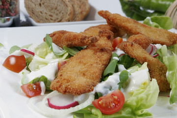 hühnerstreifensalat