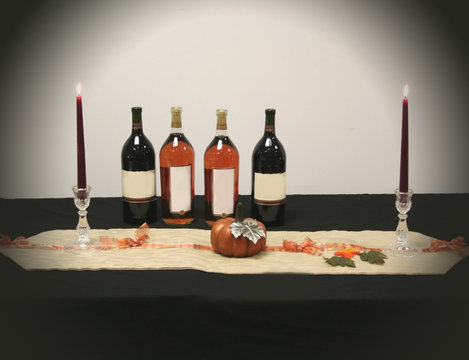 wine bottles party decoration