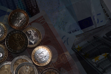 euro money and coins