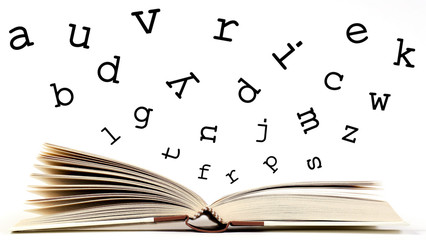 libro con lettere