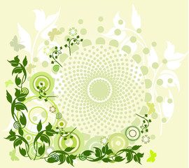 floral background - illustration