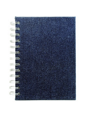 cover of a notebook.