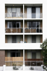 Fototapeta premium urban apartment building
