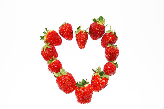 coeur de fraises