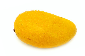 ripe mango (isolated on white)