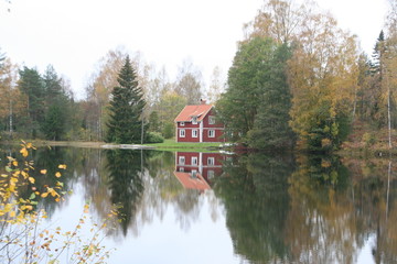 Fototapeta premium haus in schweden