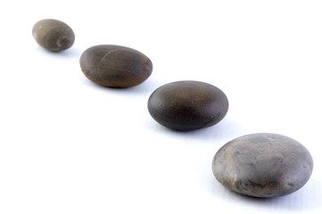 Fototapeta na wymiar Cztery kamienie zen