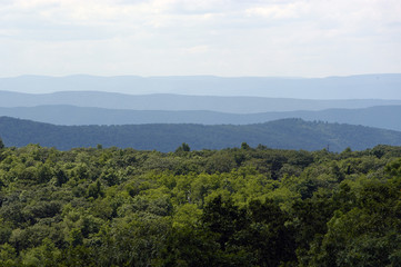 Fototapeta na wymiar Blue Ridge Mountains