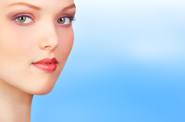 Naklejka premium woman