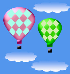 hot air balloons