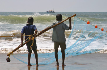 pêche en bord de plage