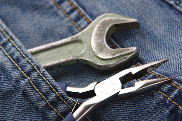 tools, instrument, pliers, wrench