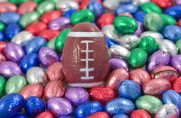 gridiron, rugby, football egg amongst other easter