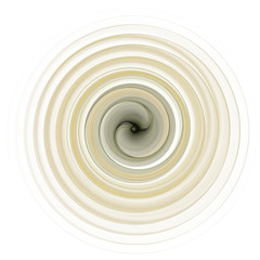 Fototapeta na wymiar business graphic - golden spiral with black centre