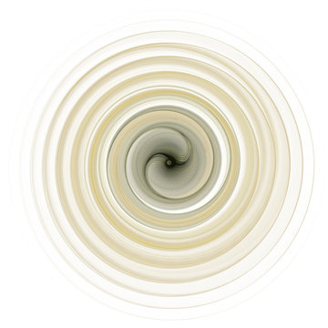 business graphic  - golden spiral with black centre