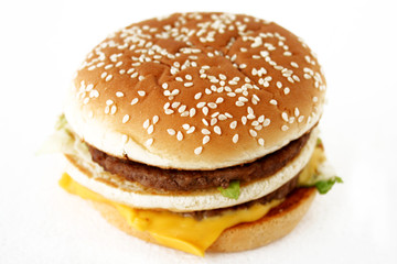  beef burger with cheese