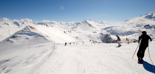Fototapeta na wymiar ski-alpin