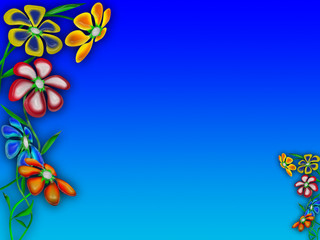 Fototapeta premium summer flowers