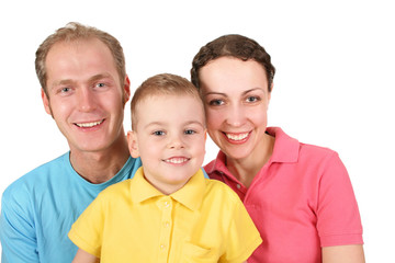 Fototapeta premium color family with boy
