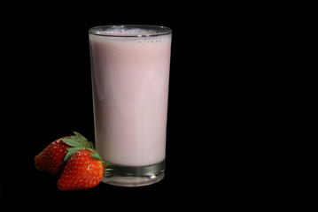 strawberry milk shake