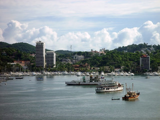 Naklejka premium acapulco city view