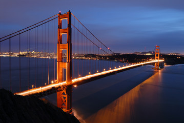 Fototapeta na wymiar Most Golden Gate w sunsset