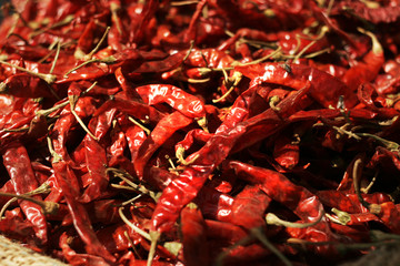 dry chili peppers