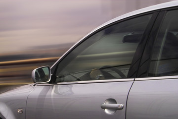Fototapeta na wymiar car side view