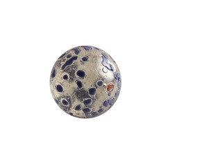 isolated speckled marble