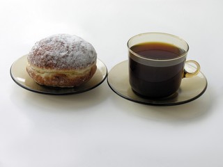 coffee and doughnut