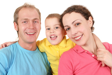 Fototapeta premium color family with boy 2