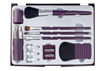 assortment of makeup