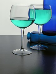 some tints of blue colour