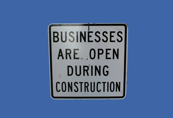 businesses open sign
