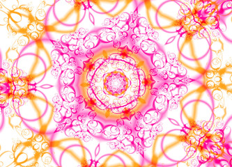 pink & orange abstract (fractal04f)