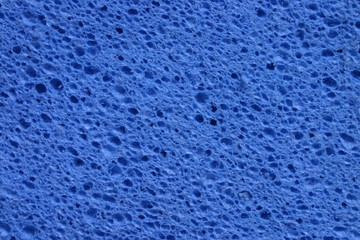 Fototapeta na wymiar blue sponge macro background
