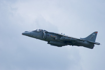 Fototapeta na wymiar Harrier gr7a jumpjet