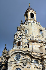 Fototapeta na wymiar frauenkirche dome and steeple