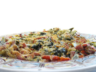 italian greens isolated