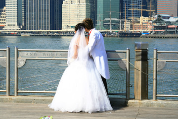 the bride and the groom