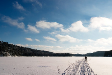 cross country skiing